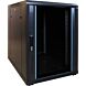 15U mini serverkast met glazen deur 600x600x860mm (BxDxH)