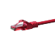 UTP CAT6 patchkabel 0,25m rood - 100% koper