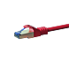 CAT6a S/FTP (PIMF) patchkabel 15m rood