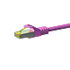 Cat7 S/FTP (PIMF) patchkabel 7,50m roze