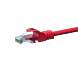 CAT5e UTP patchkabel 0,50m rood - CCA