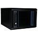 10 inch 4U serverkast met glazen deur 370x450x264mm (BxDxH)