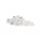 CAT6 Connector RJ45 - Unshielded - met hulpstukje voor stugge kern - 10 stuks