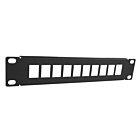 10 inch UTP patchpaneel voor keystones - 10 poorts