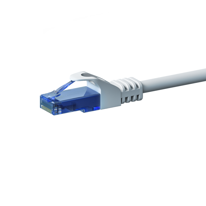 UTP CAT6a patchkabel 5m wit - 100% koper