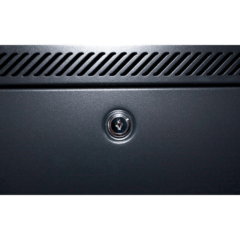 6U wandkast met metalen deur 600x600x368mm (BxDxH)
