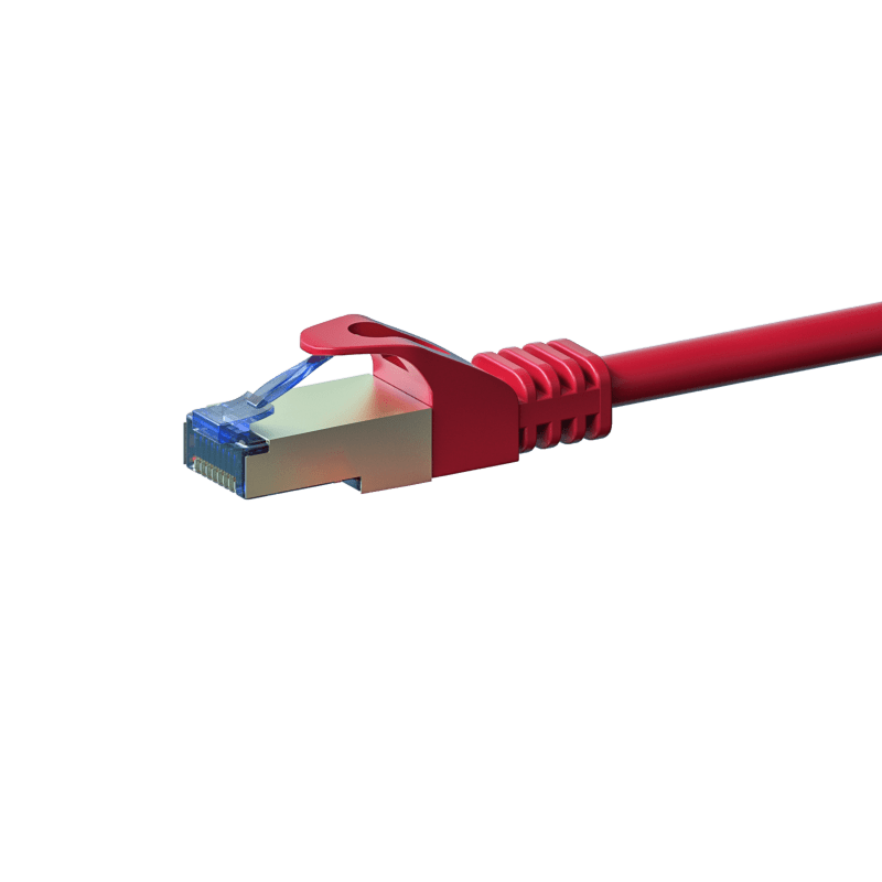 CAT6a S/FTP (PIMF) patchkabel 15m rood