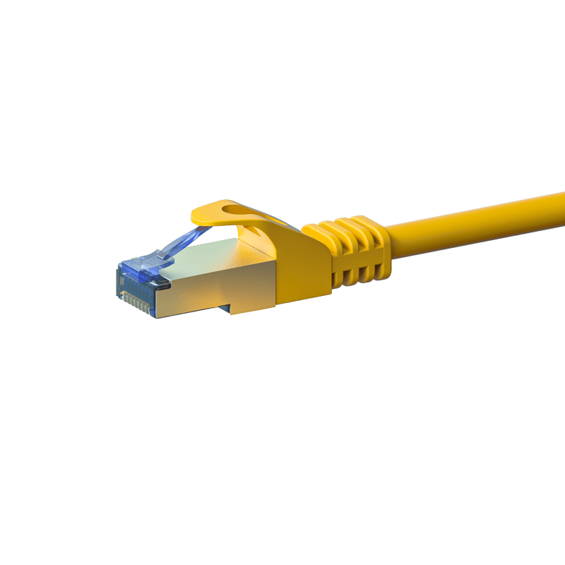 CAT6a S/FTP (PIMF) patchkabel 1m geel