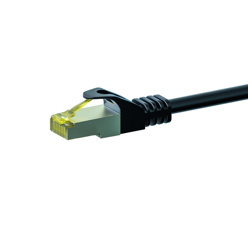 Cat7 S/FTP (PIMF) patchkabel 20m zwart