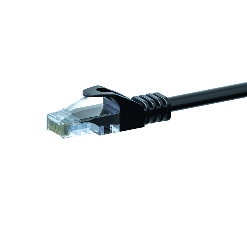 CAT5e UTP patchkabel 1m zwart - CCA