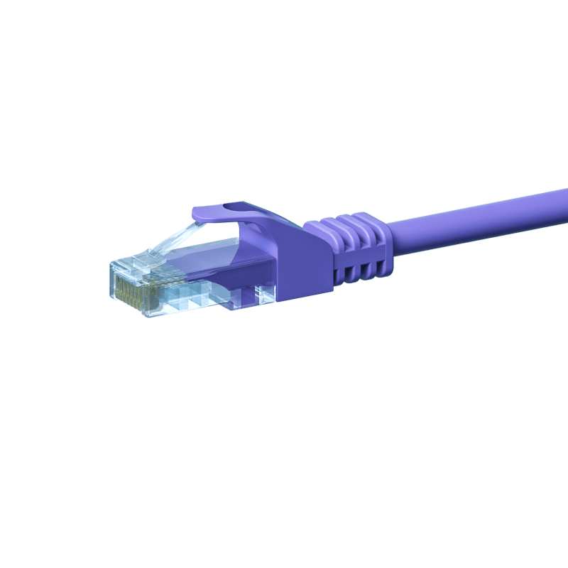 CAT5e UTP patchkabel 0,50m paars - CCA