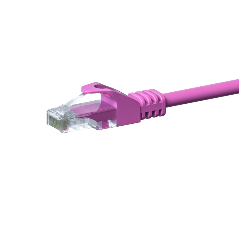 CAT5e UTP patchkabel 15m roze - CCA