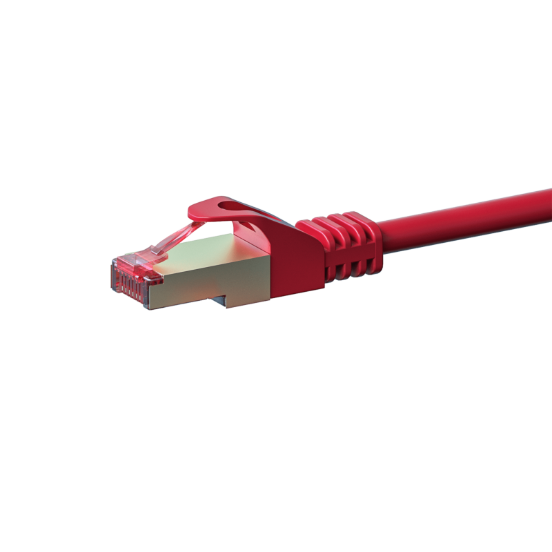 CAT6 S/FTP (PIMF) patchkabel 10m rood 