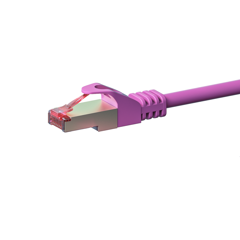 CAT6 S/FTP (PIMF) patchkabel 7,50m roze 