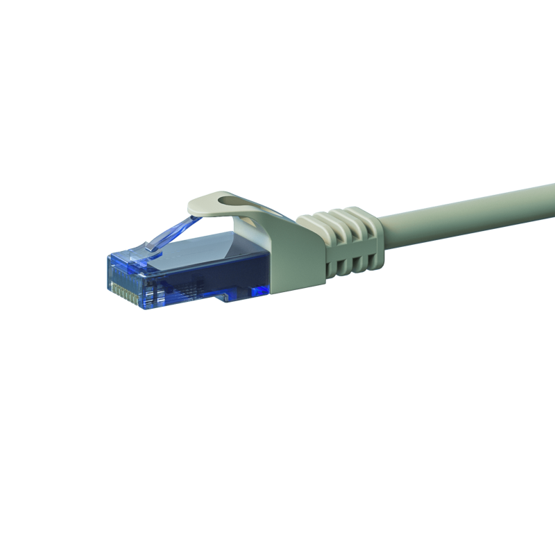 UTP CAT6a patchkabel 0,50m grijs - 100% koper
