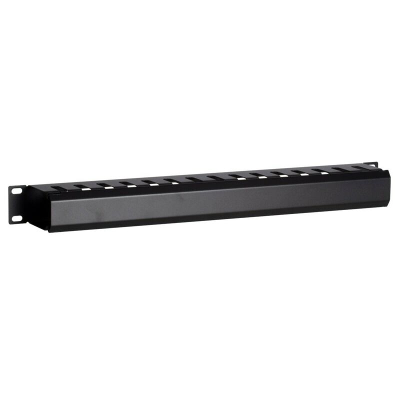 19 inch kabelgoot met afdekplaat 1U
