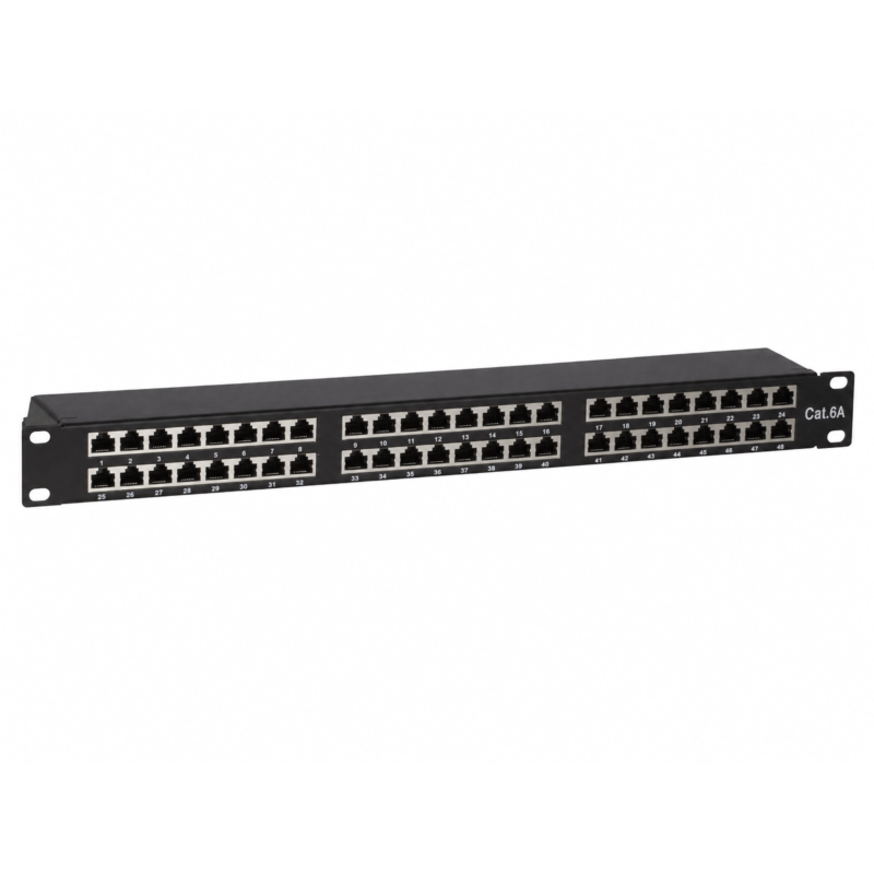 CAT6a STP patchpaneel - 48 poorts