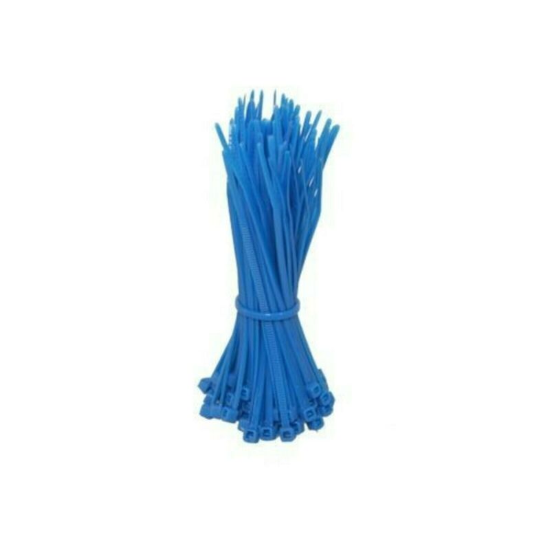 Kabelbinders 140mm blauw - 100 stuks