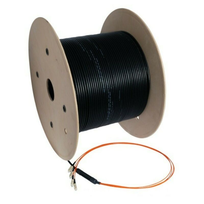 OM3 glasvezel kabel op maat 4 vezels incl. connectoren