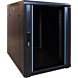 15U mini serverkast met glazen deur 600x800x860mm (BxDxH)
