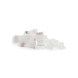 DANICOM UTP CAT6 RJ45 Doorsteek Connector - Pass trough voor soepele kern - 10 stuks