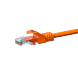 CAT5e UTP patchkabel 0,25m oranje  - CCA