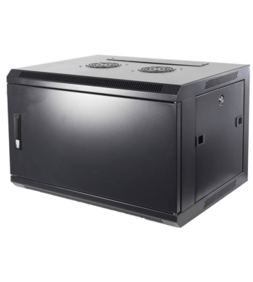 6U wandkast met metalen deur 600x600x368mm (BxDxH)