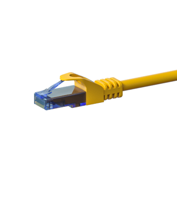 UTP CAT6a patchkabel 5m geel - 100% koper