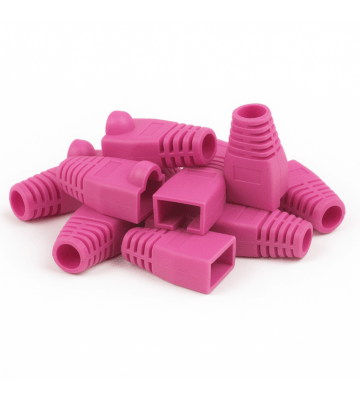 DANICOM RJ45 Kabeltule Roze - 10 stuks