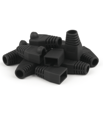 DANICOM RJ45 Kabeltule Zwart - 10 stuks