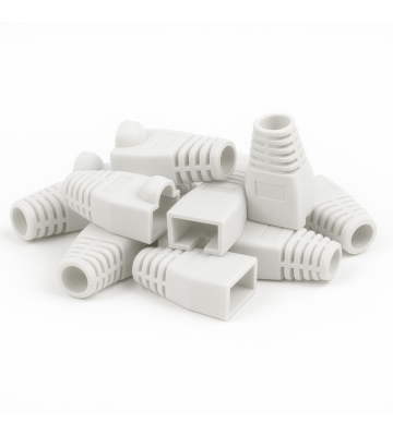 DANICOM RJ45 Kabeltule Wit - 10 stuks