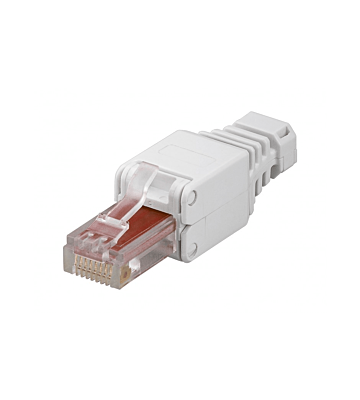 DANICOM UTP CAT5e Toolless RJ45 Connector - voor soepele en stugge kern
