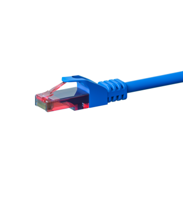 UTP CAT6 patchkabel 0,15m blauw - 100% koper