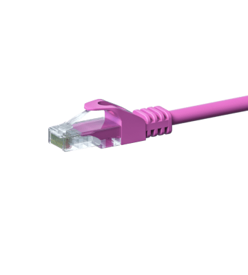 CAT5e UTP patchkabel 5m roze  - CCA