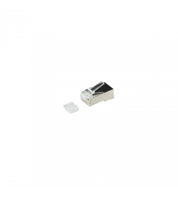 CAT6 Connector RJ45 - Shielded - met hulpstukje - voor soepele kern