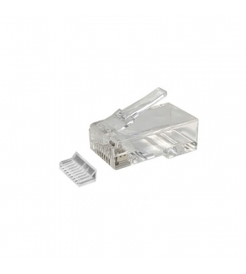 CAT6 Connector RJ45 - Unshielded - met hulpstukje voor stugge kern