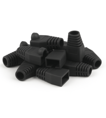 DANICOM RJ45 Kabeltule Zwart - 10 stuks