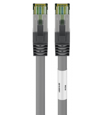 Cat8 S/FTP (PIMF) patchkabel 5m grijs
