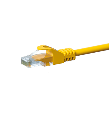 CAT5e UTP patchkabel 2m geel  - CCA