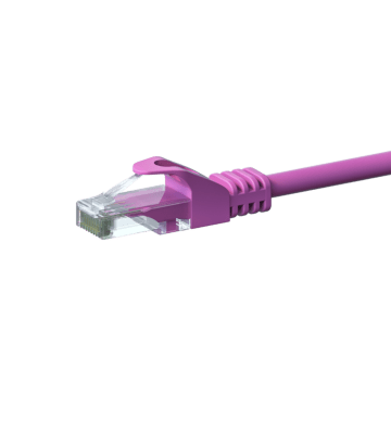 CAT6 UTP patchkabel 2m roze - CCA