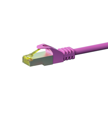 Cat7 S/FTP (PIMF) patchkabel 5m roze