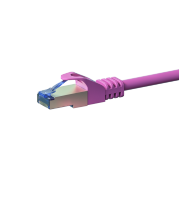 CAT6a S/FTP (PIMF) patchkabel 2m roze