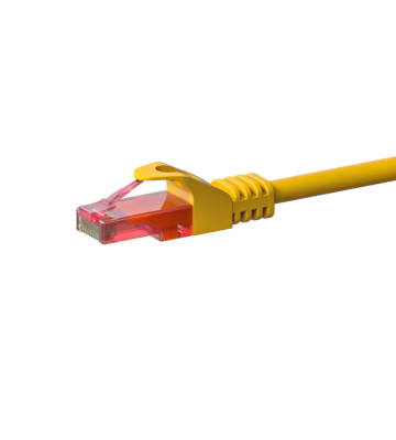 UTP CAT6 patchkabel 50m geel - 100% koper