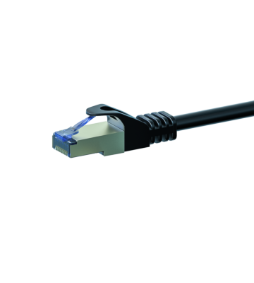 CAT6a S/FTP (PIMF) patchkabel 1m zwart
