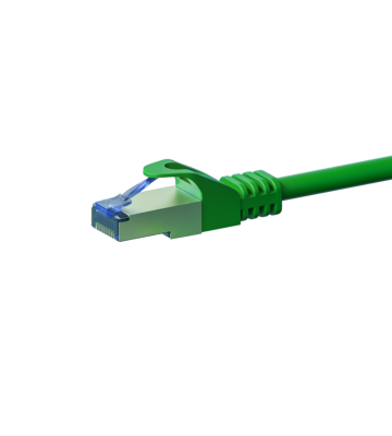 CAT6a S/FTP (PIMF) patchkabel 0,50m groen