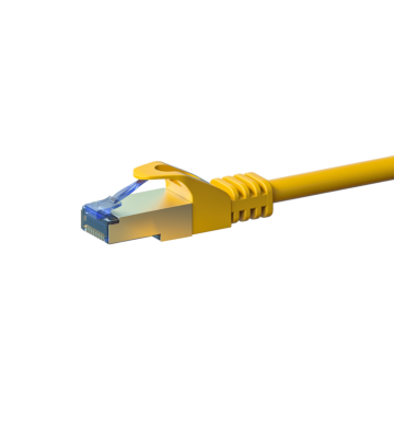 CAT6a S/FTP (PIMF) patchkabel 0,50m geel