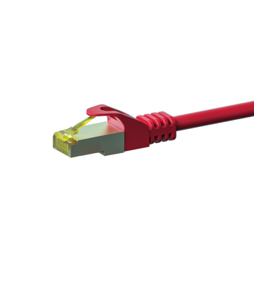 Cat7 S/FTP (PIMF) patchkabel 0,50m rood