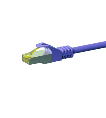 Cat7 S/FTP (PIMF) patchkabel 3m paars