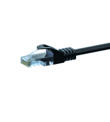 CAT5e UTP patchkabel 10m zwart - CCA