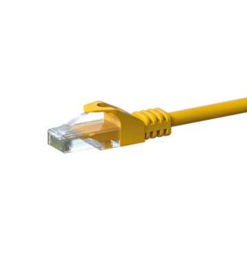 CAT6 UTP patchkabel 0,50m geel - CCA